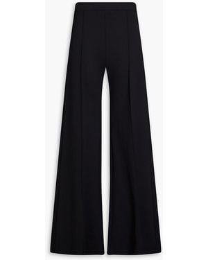 Rosetta Getty Stretch-jersey Flared Trousers - Black