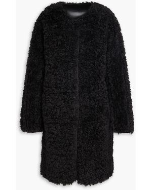 Stand Studio Wendbarer tel "paola" aus teddy-fleece - Schwarz
