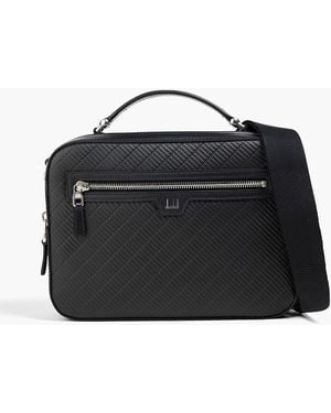 dunhill Messenger bag aus geprägtem leder - Schwarz
