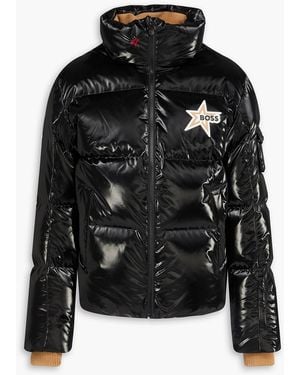 Boss x Perfect Moment Samson Quilted Glossed Ski Jacket - Black