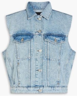 Maje Denim Vest - Blue