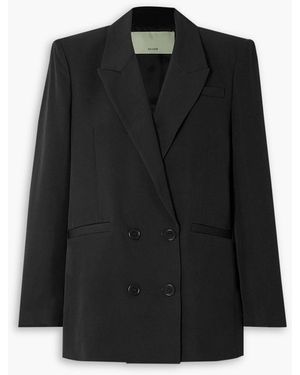 GAUGE81 Vidal Double-breasted Grain De Poudre Blazer - Black