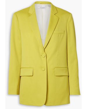 Another Tomorrow Oversized-blazer aus einer wollmischung - Gelb