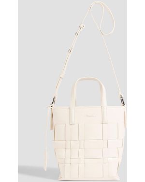 3.1 Phillip Lim Odita Mini Woven Leather Bucket Bag - Natural