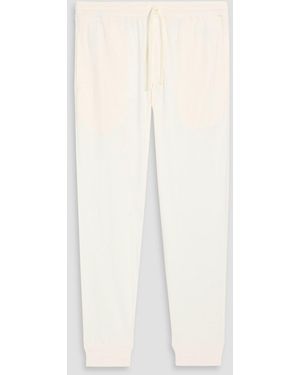 Tom Ford Modal And Cotton-Blend Jersey Sweatpants - White