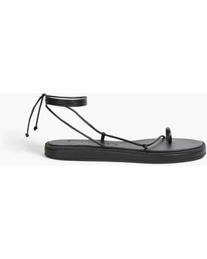 STUDIO AMELIA Emily Leather Sandals - Black