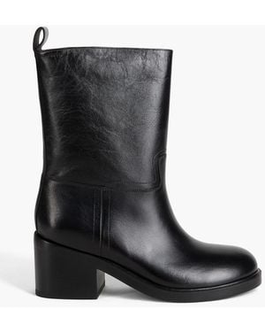 Bally Pongo 55 Leather Ankle Boots - Black