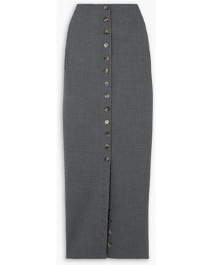 A.W.A.K.E. MODE Woven Maxi Skirt - Grey
