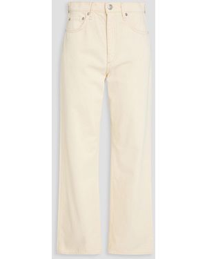 Rag & Bone Shea High-Rise Straight-Leg Jeans - Natural