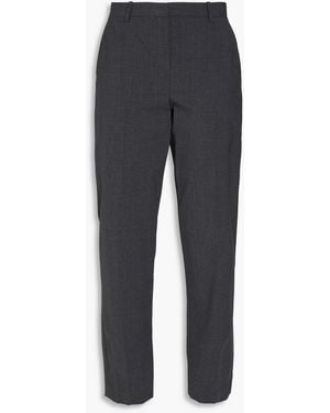 Theory Hose aus einer wollmischung mit schmalem bein - Blau