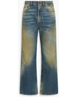 Palm Angels Distressed Denim Jeans - Blue