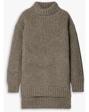 Peter Do Debra Ribbed Wool Turtleneck Sweater - Grey