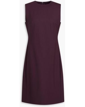Theory Wool-blend Mini Dress - Purple