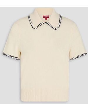 STAUD Windsor Wool-blend Top - Natural