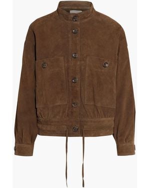 Vanessa Bruno Suede Jacket - Brown