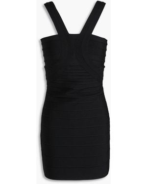 Hervé Léger Elise Bandage Mini Dress - Black