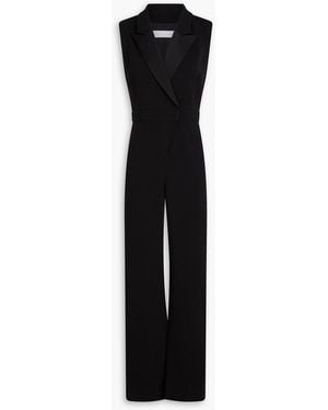 Jonathan Simkhai Wrap-effect Crepe Jumpsuit - Black