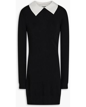 Claudie Pierlot Wool Mini Dress - Black