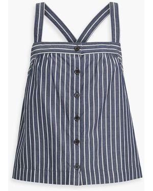 Alex Mill Montauk Striped Cotton Top - Blue