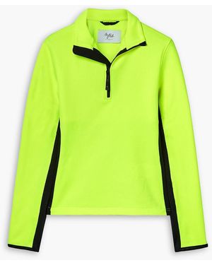 Aztech Mountain Paneled Stretch And Ripstop Sweatshirt - Green