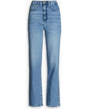 Triarchy High-rise Straight-leg Jeans - Blue