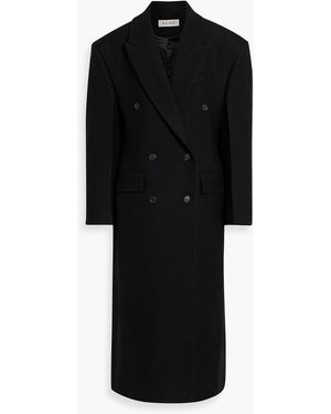 Rohe Oversized Double-Breasted Wool Coat - Black