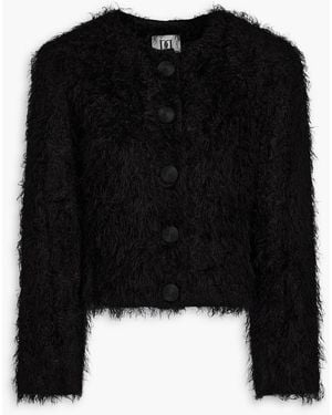 By Malene Birger Stephania Frayed Woven Jacket - Black