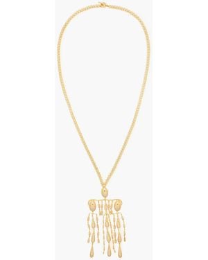 Zimmermann 12-karat Gold-plated Crystal Necklace - Metallic