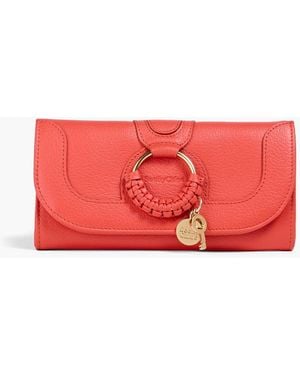 See By Chloé Hana Embellished Textured-leather Wallet