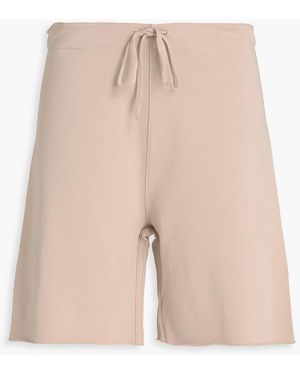 Nili Lotan Jetta French Cotton-Terry Shorts - Natural