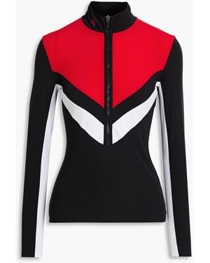 Perfect Moment Stretch-Jersey Base Layer - Black