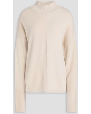Diane von Furstenberg Elena Wool And Cashmere-Blend Turtleneck Jumper - Natural