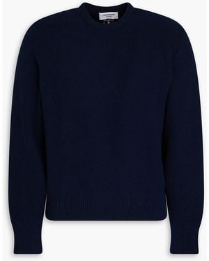 Thom Browne Wollpullover mit streifen - Blau