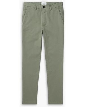 MR P. Straight-Leg Cotton-Blend Twill Chinos - Green