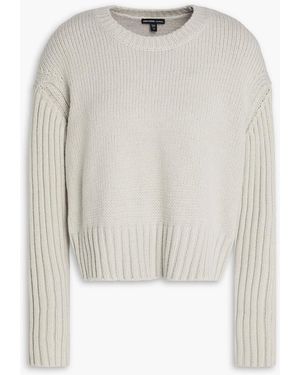 James Perse Cotton-Blend Jumper - White