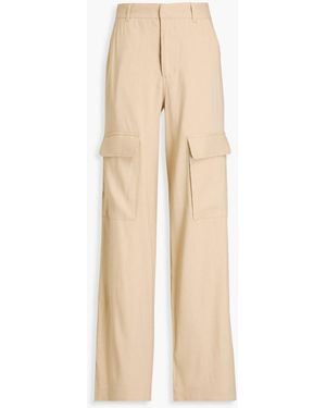 FRAME Linen-blend Twill Cargo Pants - Natural