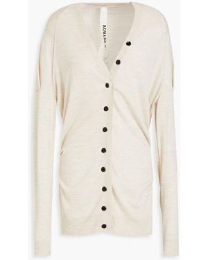 Petar Petrov Nari Mélange Merino Wool Cardigan - Natural