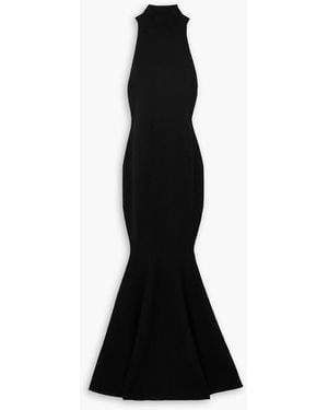 Nina Ricci Wool-blend Gown - Black