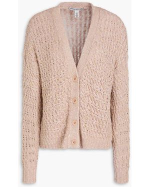 Cotton by Autumn Cashmere Sequined Knitted Cardigan - Natural