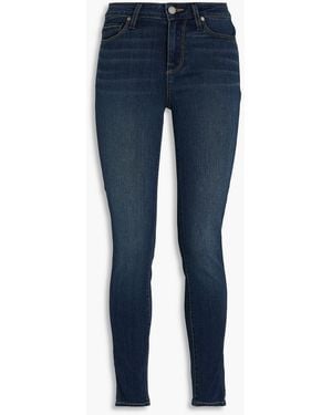 PAIGE Verdugo Mid-Rise Skinny Jeans - Blue