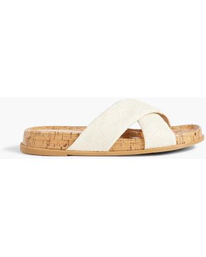 Stuart Weitzman Roza sandalen aus webstoff - Weiß