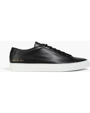 Common Projects Achilles Leather Trainers - Black