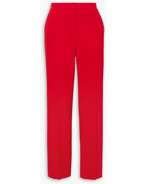 Theory Admiral Crepe Slim-leg Trousers - Red