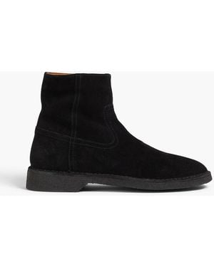 Isabel Marant Suede Chelsea Boots - Black