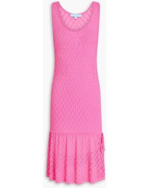 Melissa Odabash Kleid "ambra" aus pointelle-strick - Pink