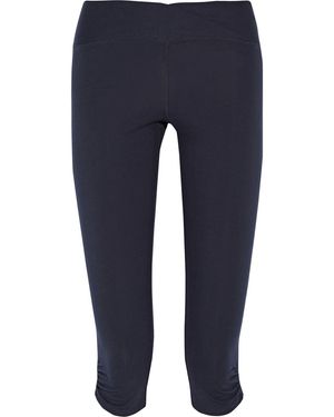 Yummie Candace Cropped Stretch-Cotton Leggings - Blue