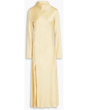 LAPOINTE Midikleid aus satin - Natur