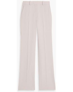 Theory Crepe Straight-Leg Pants - White