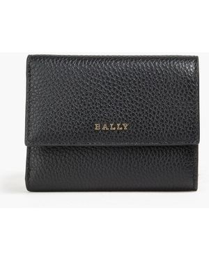 Bally Pebbled-Leather Wallet - Black