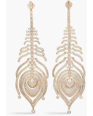 Zimmermann Gold-tone Crystal Earrings - White